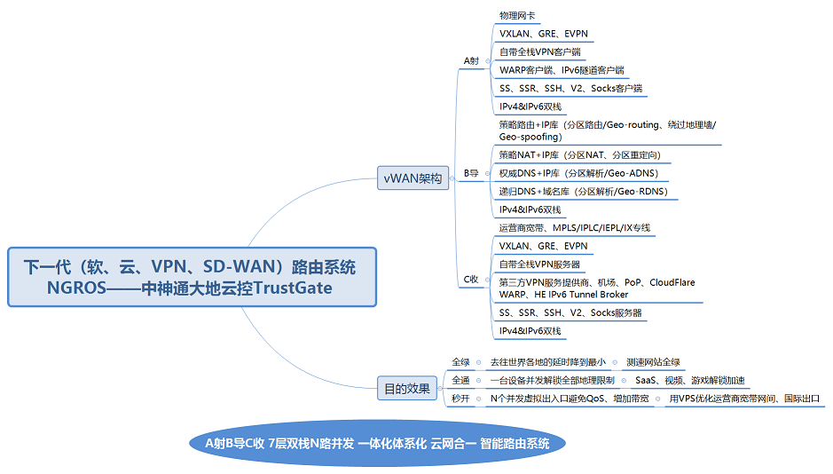 中神通大地云控vWAN架构暨下一代路由系统NGROS
